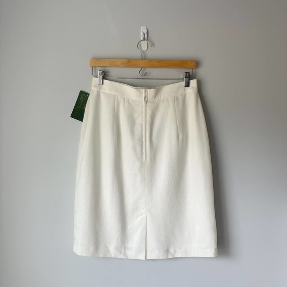 Giesswein Women's Cream Bone White Pencil Skirt Size 40 NWT - Picture 4 of 4